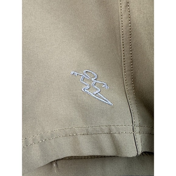 Da Hui Hybrid Shorts Mens Size 30 Tan Sports Stretch Drawstring - Picture 2 of 13